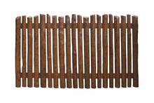 Wooden Fence On A Transparent Background ...