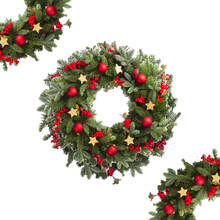 Christmas Decorative Wreath Transparent Png. Merry Christmas