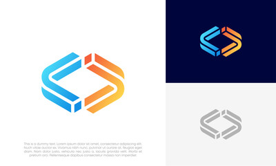 code logo design vector