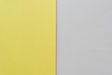 Canvas Print - yellow construction and beige-gray paper background