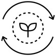 regenerate outline style icon