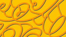 Yellow Topographic Backgrounds And Textures With Abstract Art Creations, Random Orange Black Waves Line Background