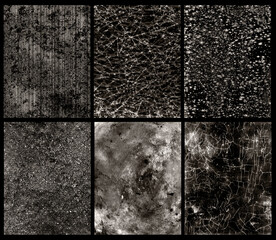Wall Mural - grunge background compilation. cracked structure effect. rough grunge pattern design. texture of dam