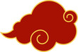 chinese new year imlek cloud vector