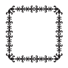 Frame, in the style of an ornament, Vector illustration eps 10, Art.	