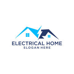 Wall Mural - electrical home logo design