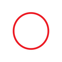 Red Circle Vector