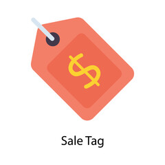 Sale Tag vector Flat  Icons. Simple stock illustration