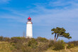 canvas print picture Der Leuchtturm Dornbusch auf der Insel Hiddensee