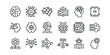 © IconLauk - Machine learning icon set. Vector graphic illustration.