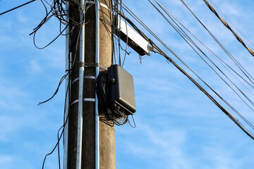 connection box and fiber optic infrastructure