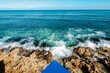 Turquoise coastline in the Caribbean