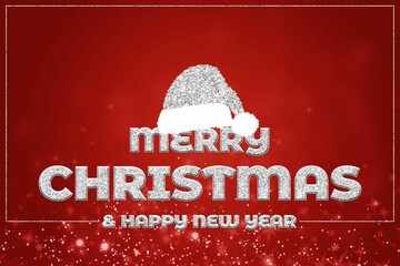 Poster - Merry christmas and happy new year 2023