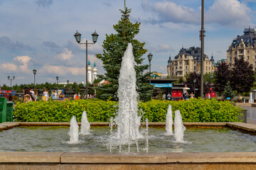 Wall Mural - fountain in the park