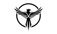 Phoenix Single Color Logo Template
