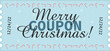 © Meow Meow - Merry Christmas ticket coupon christmas decorations blue snow winter online commerce online store event invitation