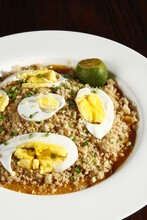 Pancit Palabok Noodle Dish From The Philippines