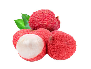 Wall Mural - lychee on transparent png
