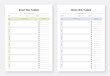 Daily and weekly meal planner with shopping list. Weekly meal planner with shopping list. Meal planners A4 size, Printable meal planner. Meal Schedule, Meal Tracker, Healthy Planner & Diet Planner.