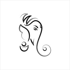 Wall Mural - Ganesha The Lord Of Wisdom Design