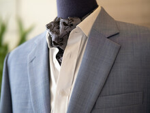 Close Up Of Suit Bespoke Tailor And Detail