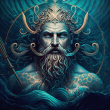 Poseidon Greek God Of The Ocean Neptune Roman
