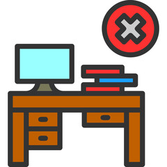 Sticker - No Work Icon