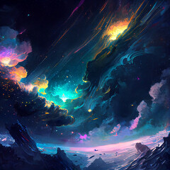 Wall Mural - space 