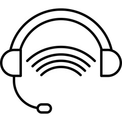 Poster - Headphones Icon