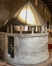 Copy Of The Holy Sepulcher Located In The Cathedral Of Aquileia. October 2022 Aquileia, Friuli Venezia Giulia - Italy
