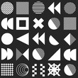 © Lesia - Set of modern abstract design elements, template for your project.neo-geometric elements. Memphis style inspired elements design made with simple geometric shapes and figures.