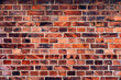 Vitrified rustic clinker brick wall tile pattern as background. Scandinavian architecture style detail from Halmstad in Sweden.