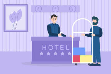 Wall Mural - Hotel Illustration