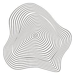 Wall Mural - Lines Abstract Shape