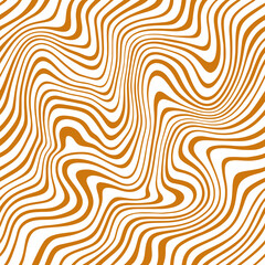 Leinwandbilder - Vector Seamless Pattern with Swirl Caramel and Milk. Abstract Wavy Toffee Print. Creative Food Background for Packaging Design and Advertisement