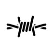 © Uswa KDT - Barbed icon. sign for mobile concept and web design. vector illustration