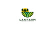 © Norin - Line farm logo design vector template illustration