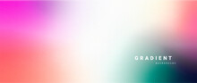 Abstract Blurred Color Gradient Background Vector.	