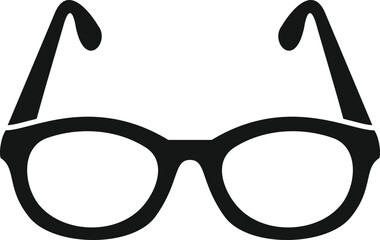 Wall Mural - Vision eyeglasses icon simple vector. Eye test. Health doctor