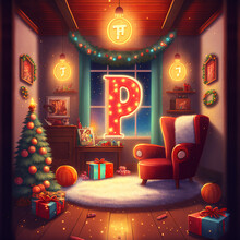 The Letter P , Christmas Style