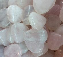 Pink Quartz Gemstones Heart Shaped, Rose Quartz