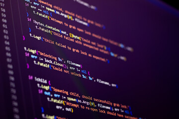 software coding with backend. can be used as background.