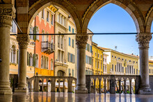 Old Town Of Udine In Italy