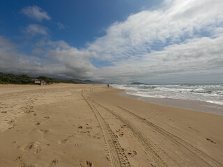 Wall Mural - beach in the morning in Florianópolis