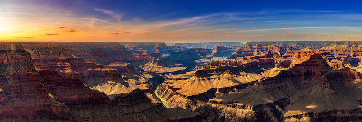 Canvas Print - Grand Canyon National Park at sunset