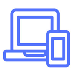 Wall Mural - devices electronics mobile responsive technology icon