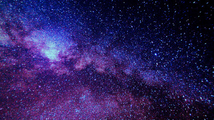 Wall Mural - Open space. Outer space gas clouds. Cosmos neutral background. Bright stars.	