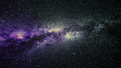 Wall Mural - Open space. Outer space gas clouds. Cosmos neutral background. Bright stars.	