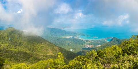 Sticker - Panorama of Langkawi island