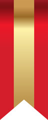 Wall Mural - premium medal badge label luxury red gold